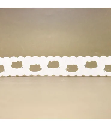 Hello Kitty Rayas Rosas 22 mm