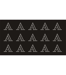 Transfer de Strass LETRAS 32mm - Varias opciones