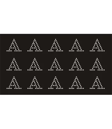 Transfer de Strass LETRAS 32mm - Varias opciones