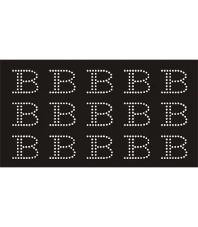 Transfer de Strass LETRAS 32mm - Varias opciones 2