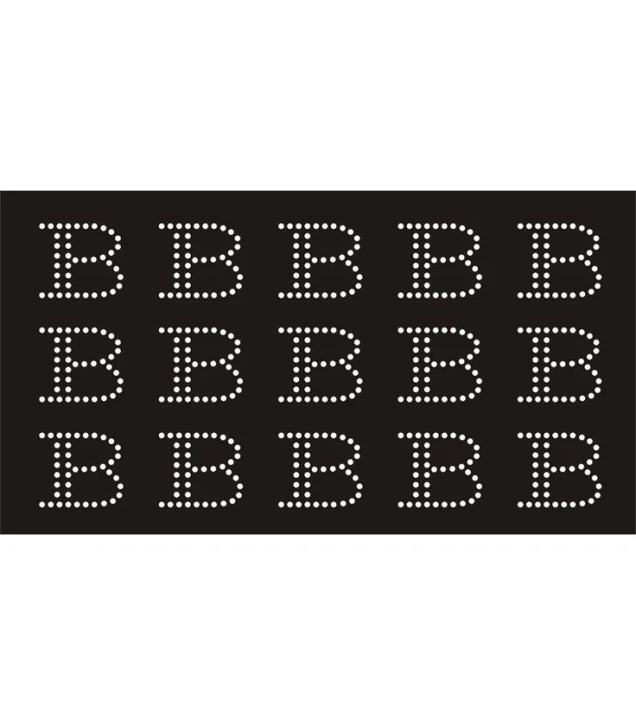 Transfer de Strass LETRAS 32mm - Varias opciones