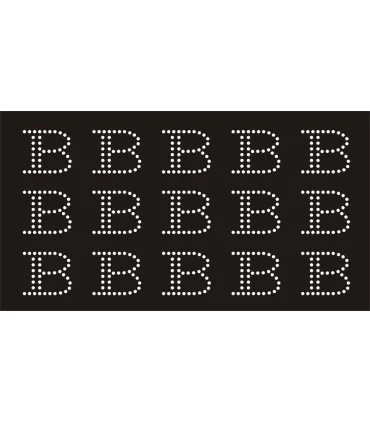 Transfer de Strass LETRAS 32mm - Varias opciones