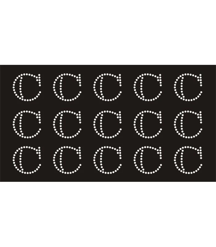 Transfer de Strass LETRAS 32mm - Varias opciones