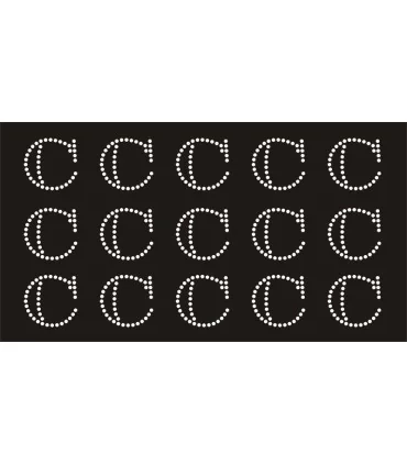 Transfer de Strass LETRAS 32mm - Varias opciones