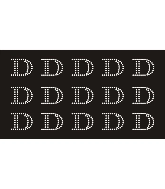 Transfer de Strass LETRAS 32mm - Varias opciones