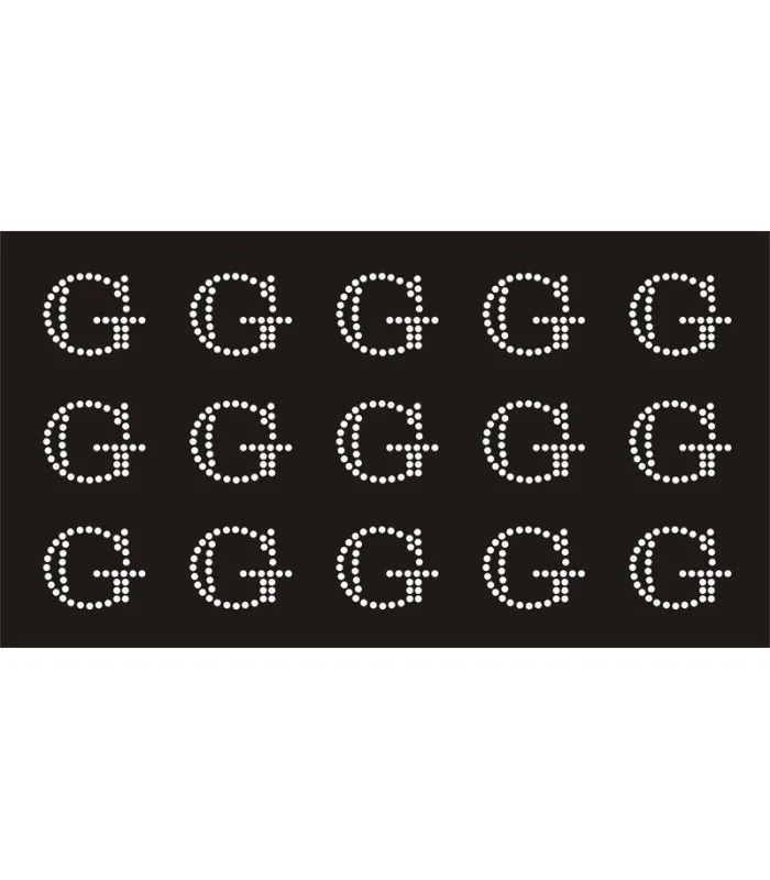 Transfer de Strass LETRAS 32mm - Varias opciones