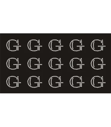 Transfer de Strass LETRAS 32mm - Varias opciones