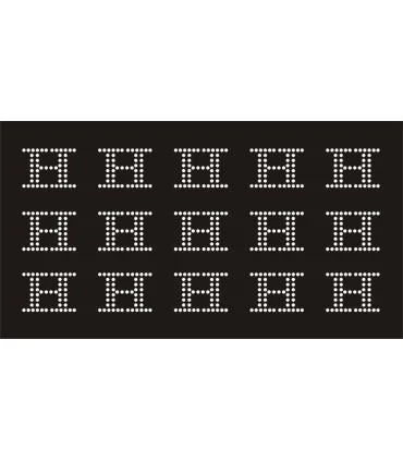 Transfer de Strass LETRAS 32mm - Varias opciones