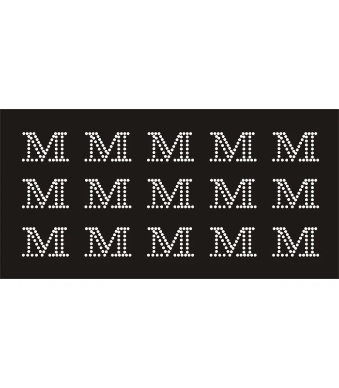 Transfer de Strass LETRAS 32mm - Varias opciones