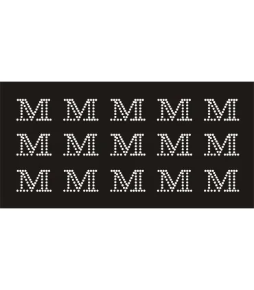 Transfer de Strass LETRAS 32mm - Varias opciones