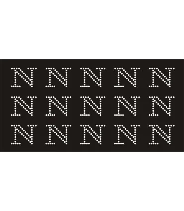 Transfer de Strass LETRAS 32mm - Varias opciones