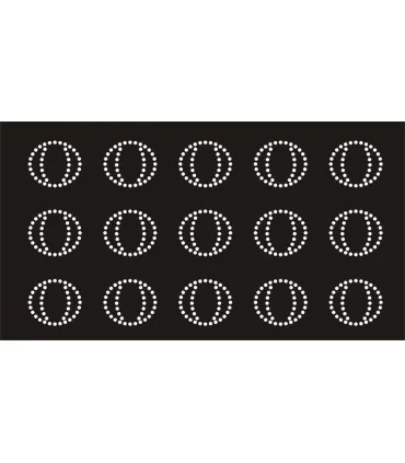 Transfer de Strass LETRAS 32mm - Varias opciones