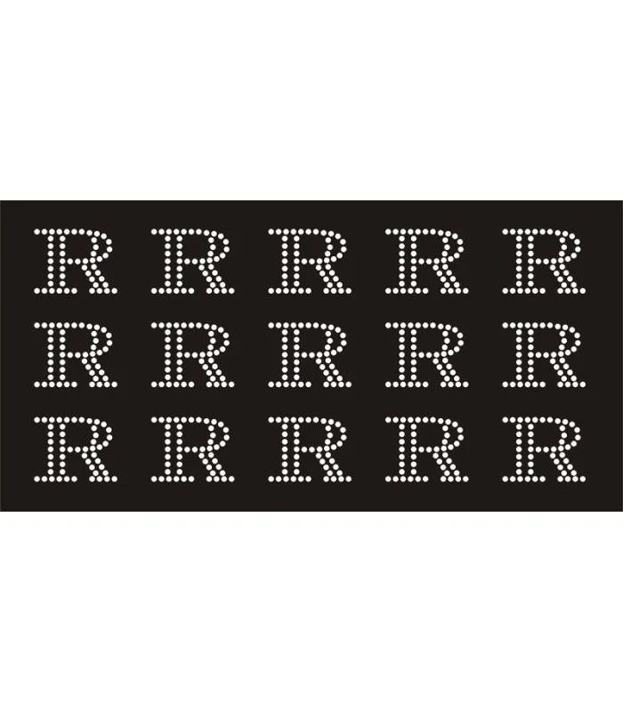Transfer de Strass LETRAS 32mm - Varias opciones