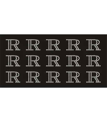 Transfer de Strass LETRAS 32mm - Varias opciones
