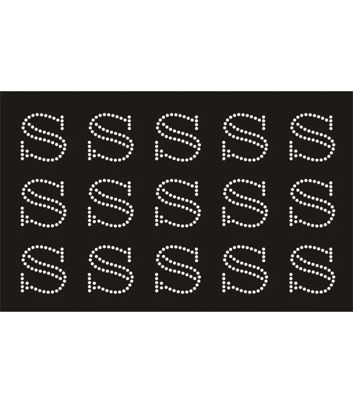 Transfer de Strass LETRAS 32mm - Varias opciones