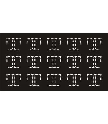 Transfer de Strass LETRAS 32mm - Varias opciones