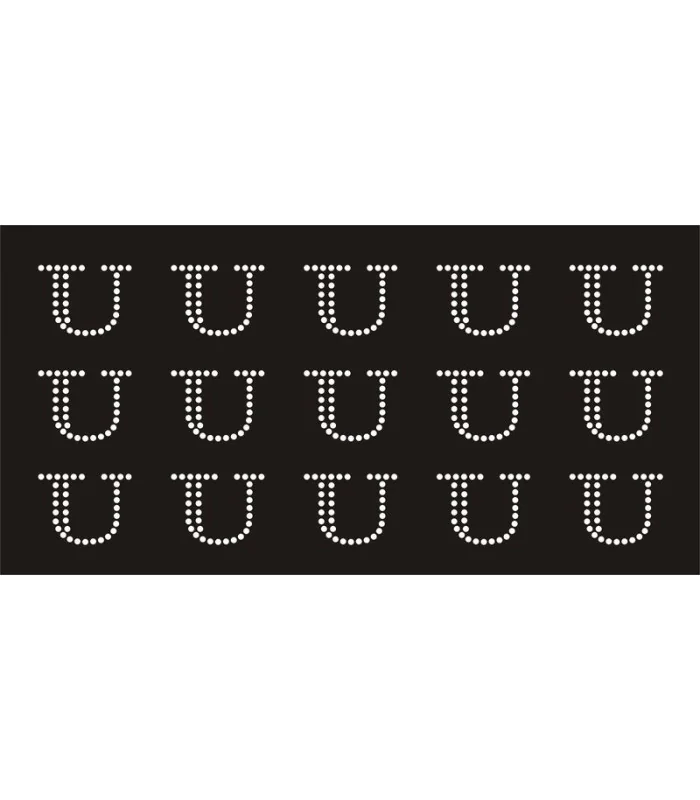 Transfer de Strass LETRAS 32mm - Varias opciones