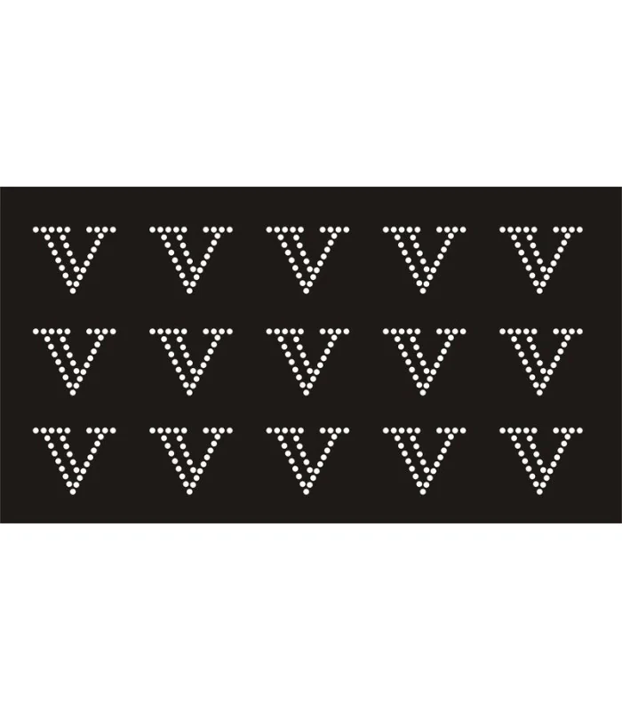 Transfer de Strass LETRAS 32mm - Varias opciones