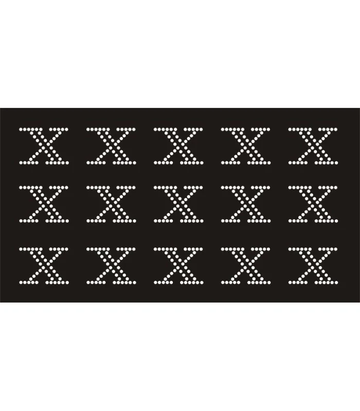 Transfer de Strass LETRAS 32mm - Varias opciones