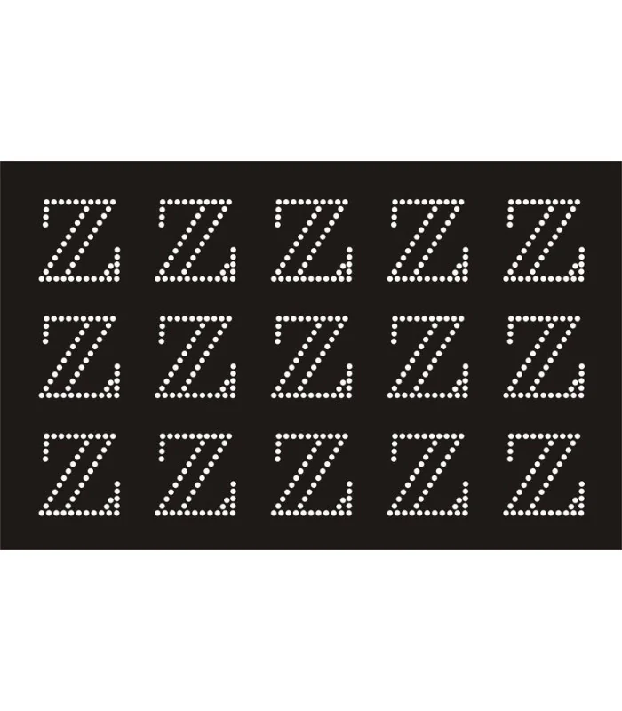 Transfer de Strass LETRAS 32mm - Varias opciones