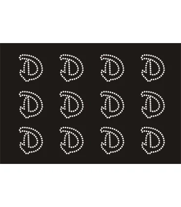 Transfer de Strass LETRAS ENGRAVER 32mm - Varias opciones