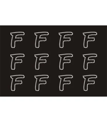 Transfer de Strass LETRAS ENGRAVER 32mm - Varias opciones
