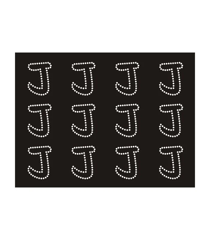 Transfer de Strass LETRAS ENGRAVER 32mm - Varias opciones