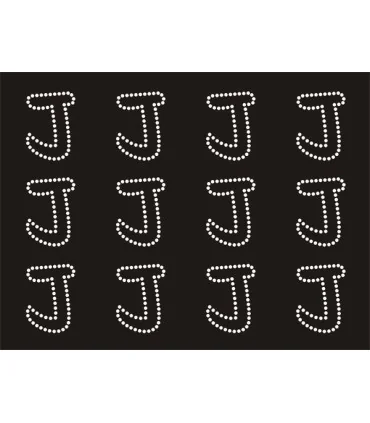 Transfer de Strass LETRAS ENGRAVER 32mm - Varias opciones
