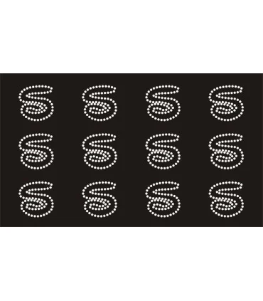 Transfer de Strass LETRAS ENGRAVER 32mm - Varias opciones