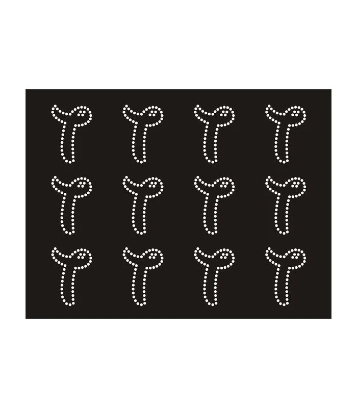 Transfer de Strass LETRAS ENGRAVER 32mm - Varias opciones