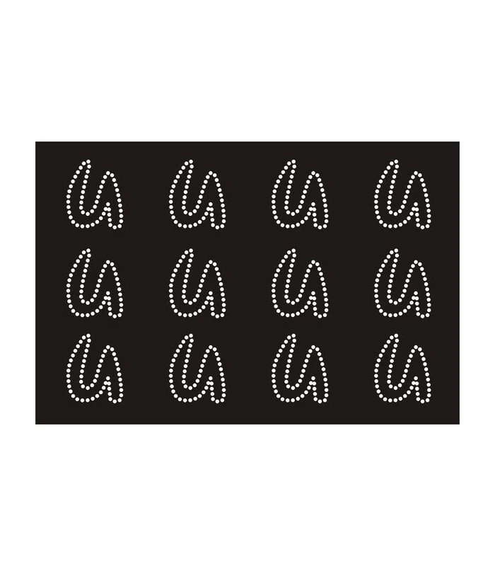 Transfer de Strass LETRAS ENGRAVER 32mm - Varias opciones