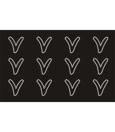 Transfer de Strass LETRAS ENGRAVER 32mm - Varias opciones