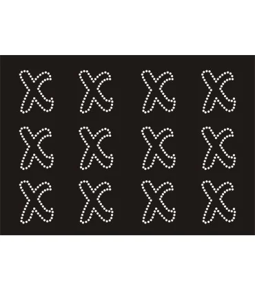 Transfer de Strass LETRAS ENGRAVER 32mm - Varias opciones