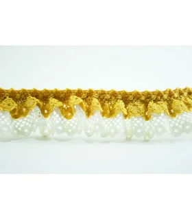 FRUNCIDO CON PUNTILLA BICOLOR 2