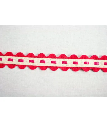 Pasacintas con PIQUILLO DOBLE - Varios colores