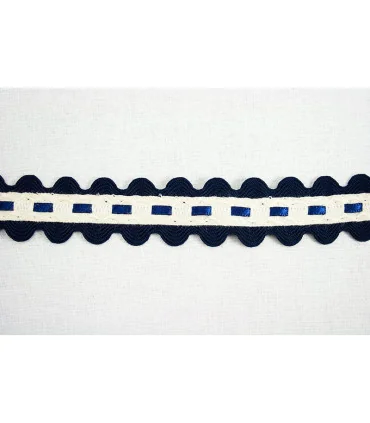 Pasacintas con PIQUILLO DOBLE - Varios colores