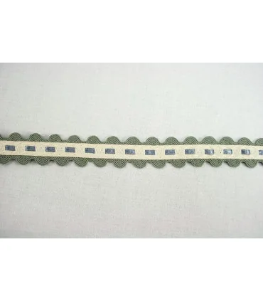 Pasacintas con PIQUILLO DOBLE - Varios colores