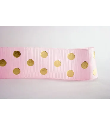 Lunares con ORO 50mm - Varios colores 