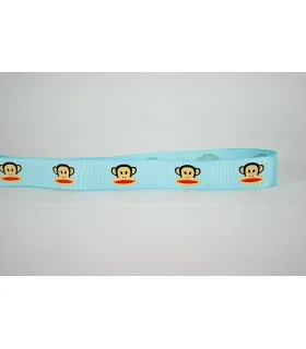 Paul Frank lunares azul bebé 22mm 
