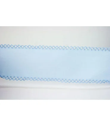 Cinta CON PUNTILLA DOBLE 50mm - Varios colores