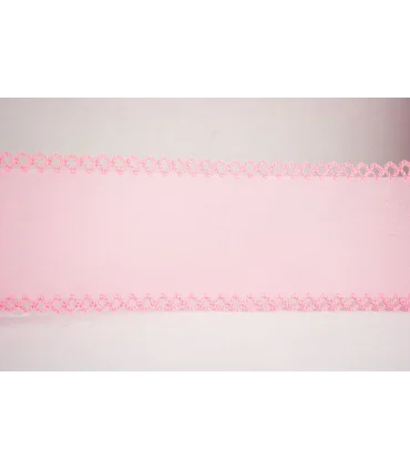 Cinta CON PUNTILLA DOBLE 50mm - Varios colores