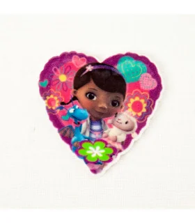 Doctora Juguetes Corazon Flores 32x33mm