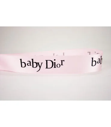 BABY DIOR SATINADA ROSA 25mm 