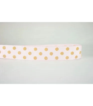 Lunares 3D GLITTER 22mm - Rosa bebé