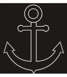 TRANSFER STRASS ANCLA 14*17cms - Varios colores