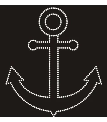 TRANSFER STRASS ANCLA 14*17cms - Varios colores