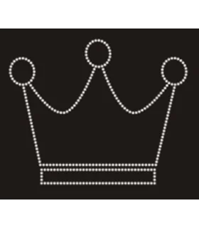 TRANSFER STRASS CORONA 17*14CMS - Varios colores