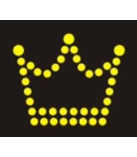 Mini STRASS CORONA 35*28mm - Varios colores