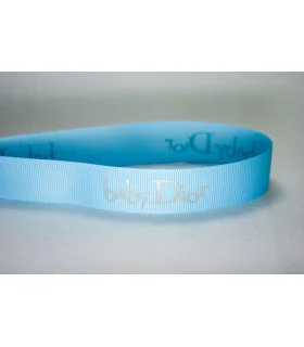 BABY DIOR AZUL BEBÉ/PLATA 25mm 