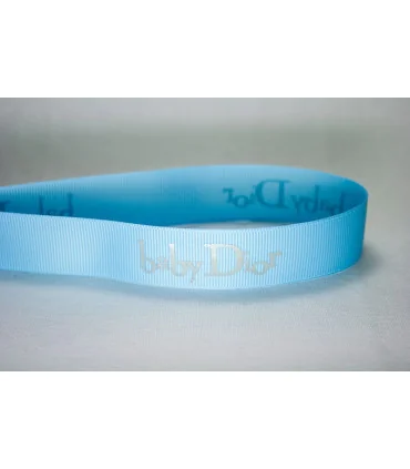 BABY DIOR AZUL BEBÉ/PLATA 25mm 